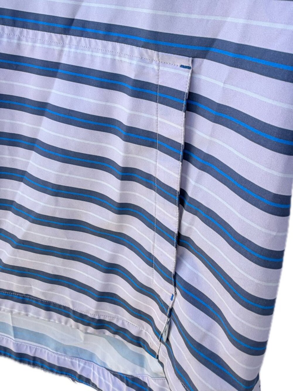 Stio Women's CFS Sun Hoodie XL White Striped UPF 50 Pullover Excellent Pre-Owned - Picture 8 of 10